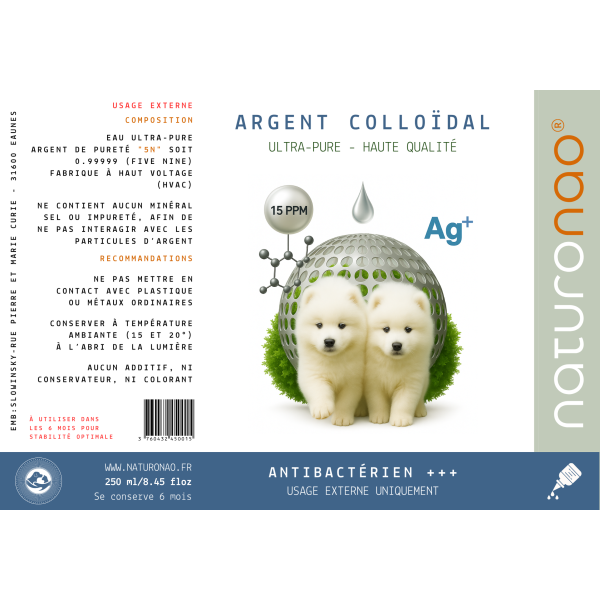 NATURONAO® Argent15ppm (Chien)