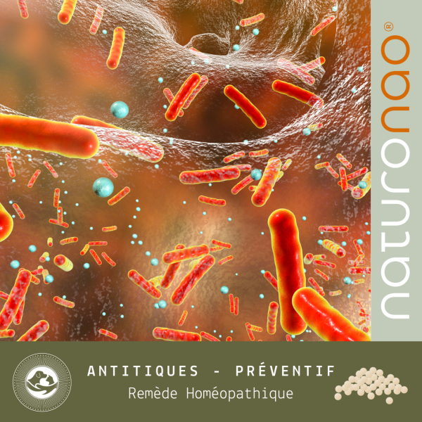 Acheter le remède homéopathique combiné anti-tiques pour votre chien.