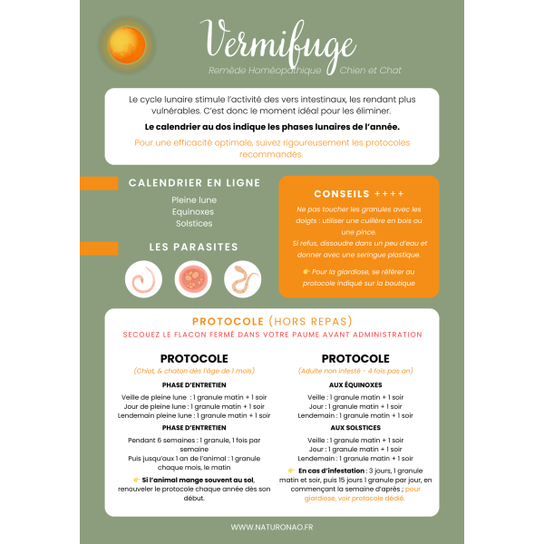 GRANULES Vermifuge (Chat)