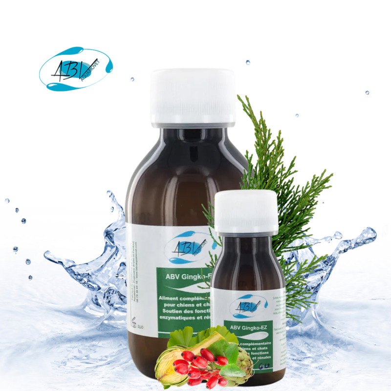 ABV GINGKO+ |  Soutien Nutritionnel Foie et Reins Animal