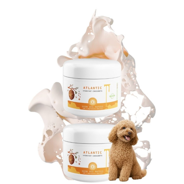 Baume protecteur pour coussinets SUNPATTES™ NaturoNao, idéal contre le goudron chaud et les sols abrasifs.