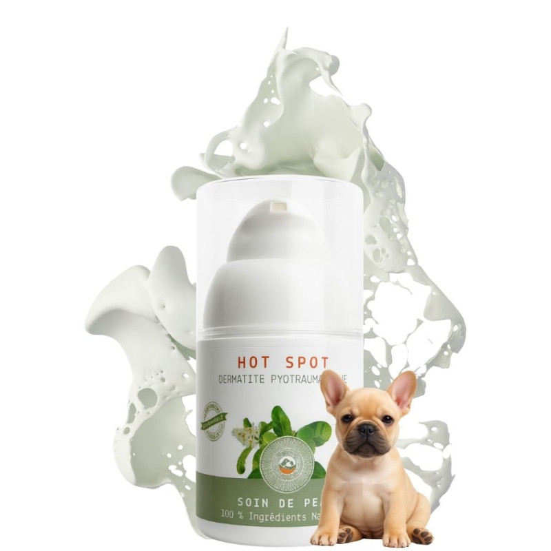Soin local naturel SPOTÉA™ Confort NaturoNao 50 ml, pour apaiser les irritations et les plaques rouges du chien.