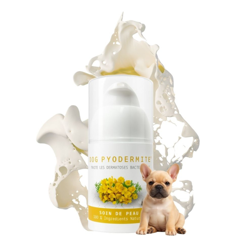 Soin local naturel PYODÉA™ Soutien NaturoNao 50 ml, pour purifier, apaiser et assouplir les peaux réactives chez le chien.