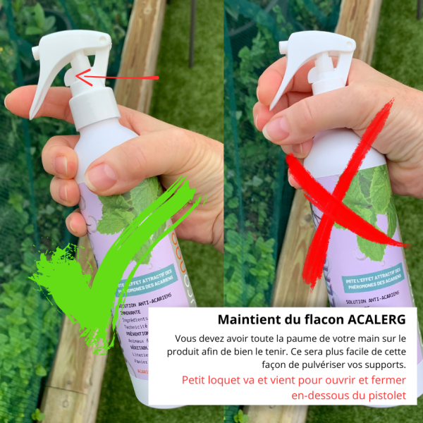 Comment tenir le spray ACALERG ? Mode d'emploi !