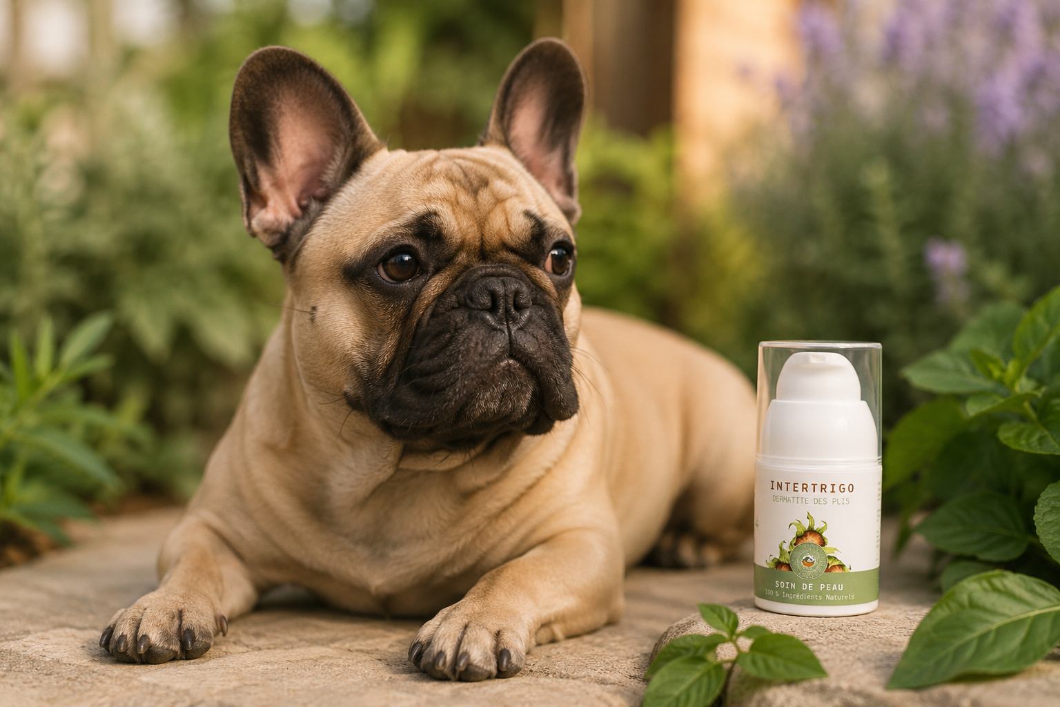 Intertrigo chez le Bouledogue Français